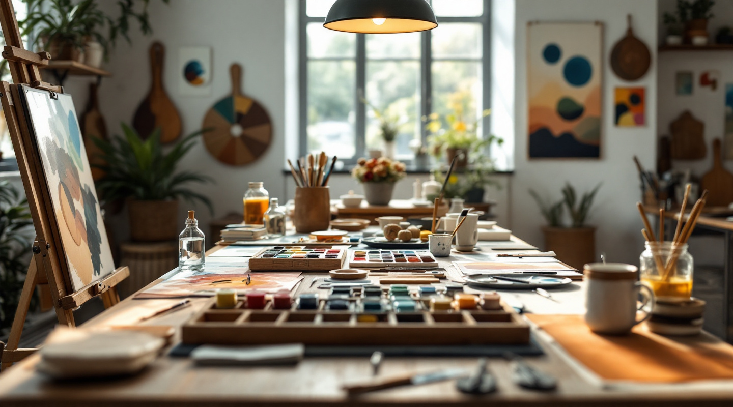 Misión de Colores - Estudio de arte con materiales creativos