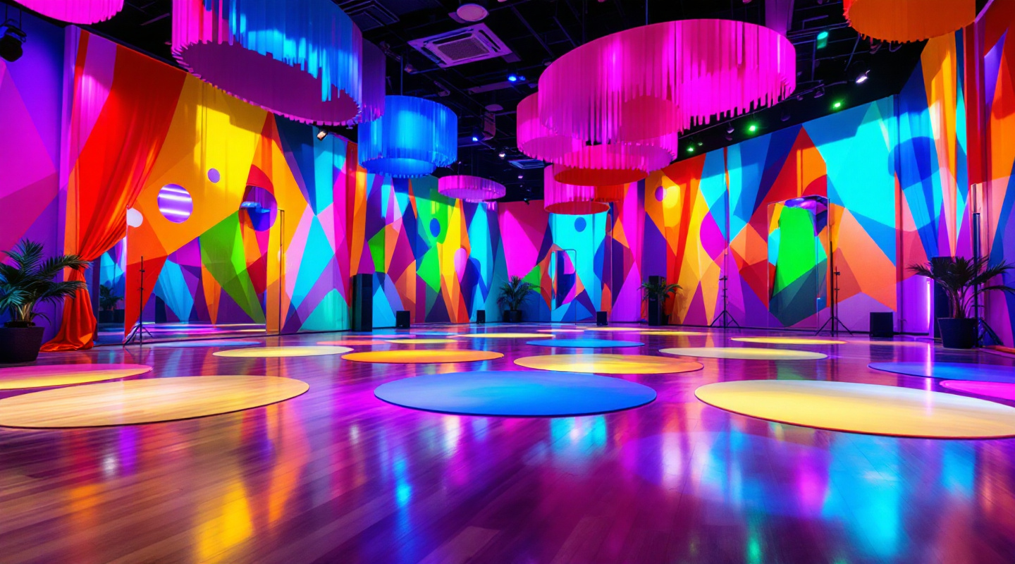 Espacio para música y movimiento